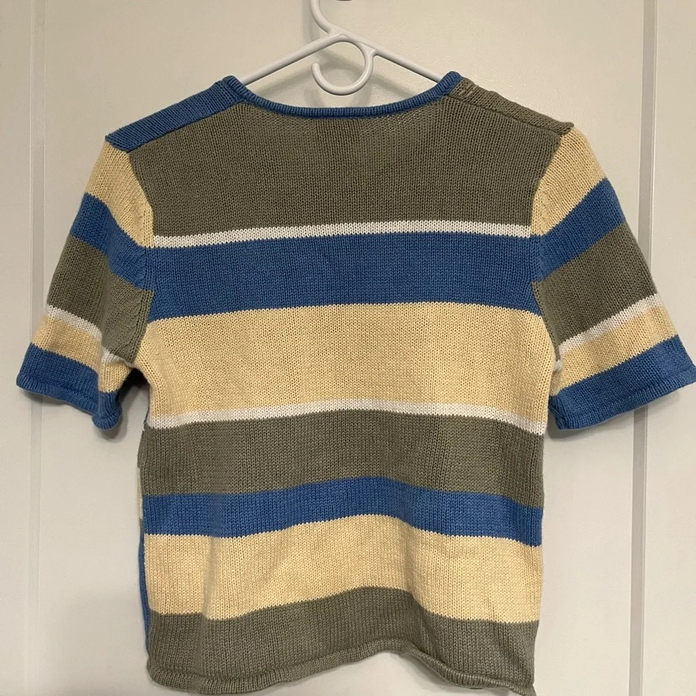 90s vintage cottagecore Koret Francisca knit sweater, size Petite - Picture 11 of 13